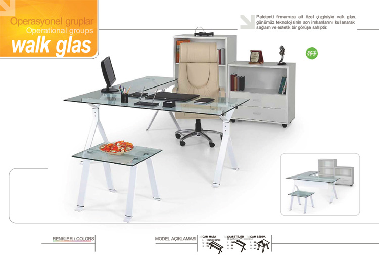 Walk Glass Ofis Mobilyası